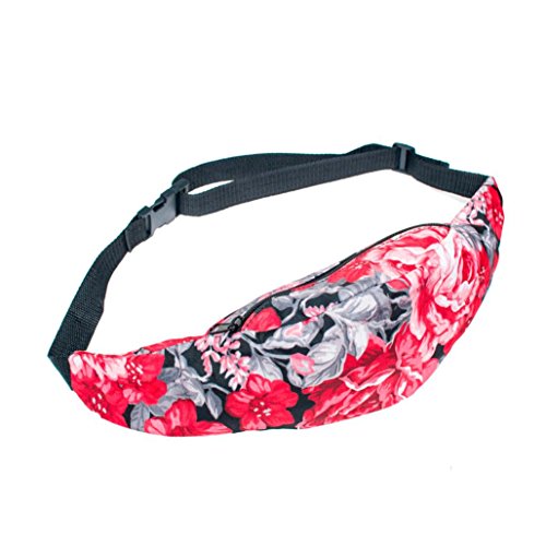 image for TLoowy Clearance! Women Teen Fashion Printed Zipper Fanny Pack Travel 