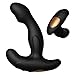 Male Vibrating Prostate Massager Butt Plug Anal Sex Toys - Double Electric Motor G-spot Butt Massager Smooth Silicone Dildo Vibrators for Women & Man - 12 Speeds USB Rechargeable Waterproof by YICO