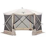 Gazelle Tents 21500 G6 Pop-Up Portable 6-Sided Hub Gazebo/Screen Tent, Easy Instant Set Up in 60 Seconds