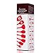 4YANG Silicone Spatula Cooking Utensil Set Heat Resistant Kitchen Gadgets (8 Pieces)-Includes:Turner, Slotted spoon , Ladle ,Spoon, Spoon Spatula, Spoonula, Spatula & Basting brush (Red)