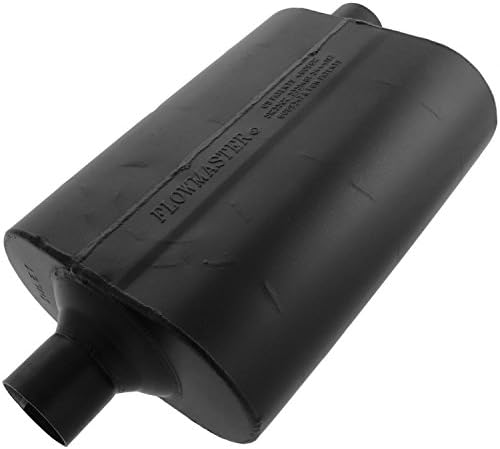 Flowmaster 952462 60 Series Delta Flow Muffler 2.25/" Center Inlet//Offset Outlet