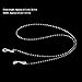 Eyeglass Chain - Pixnor Crystal Beads Beaded Sunglass Chain (Black+Clear)