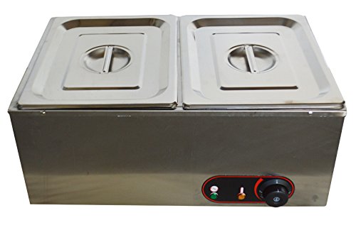Intbuying Chocolate Tempering Machine Electric Candy Melter Warmer with 2 Pans