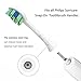 Sonicare Replacement Brush Heads for Philips Sonicare 2 Series, ProtectiveClean, Essence+, DiamondClean, HealthyWhite, FlexCare, EasyClean, PowerUp Electric Toothbrush By Bernito, 8 Pack