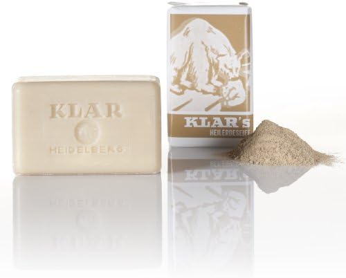 Klar Healing Earth Clay Soap by Klar Seifen, 3.5 Ounce (100g)