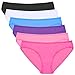 ANZERMIX Women's Breathable Cotton Bikini Panties Pack of 6 (Basics M)