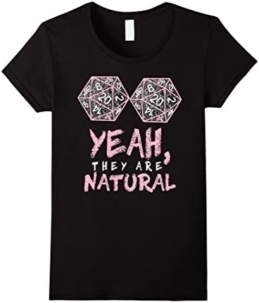 Womens Funny Natural 20 T-Shirt. RPG Tabletop Board Game Shirt. Medium Black