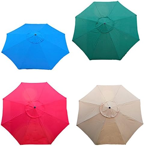 Amazon Com Mtn Gearsmith New 9 Ft Market Patio Garden Umbrella Replacement Canopy Canvas Cover Green Outdoor Canopies Garden Outdoor