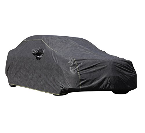 XtremeCoverPro Car Covers Ready fit for 180" - 190" Standard Sedans ?C UV N Environ Resistant Vehicle Accessories ?C Breathable Fabric Indoor/Outdoor Protection (Breathable Series, Black)