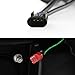 AKKON - For 2008-2010 F250 F350 F450 F550 Superduty Black LED Tube Projector Headlights Driver+Passenger Pair