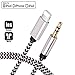 (Apple MFi Certified) Car Aux Cord for iPhone Xs Max/XR/XS/XS Max/8/7 6,Lighting to 3.5mm Stereo Audio Car Aux & Home Stereo Cable, 3.3ft / 1M Male 3.5mm Auxiliary Audio Stereo Cord Support iOS 12