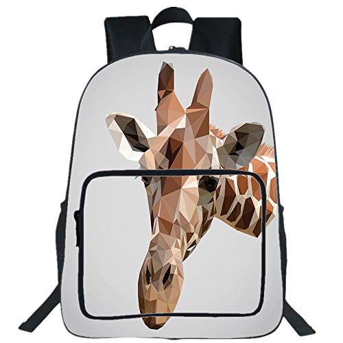 Iprint 19 Large Casual Backpack Animal African Safari Wildlife