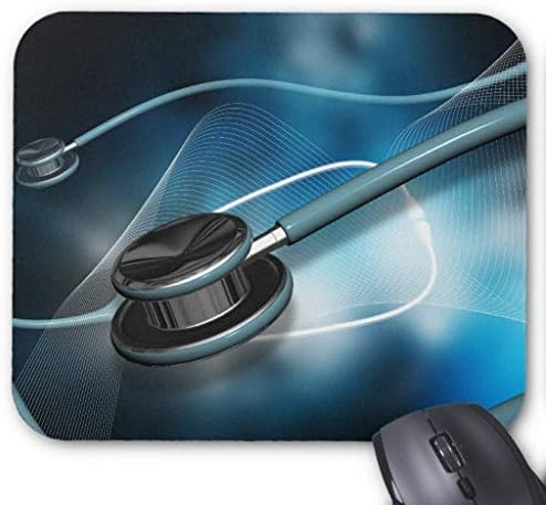 Drempad Luxury Gaming Mouse Pad Custom, Nurse Medical Stethoscopes Mouse Pad 11.8"*9.8"