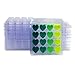 DGQ Wax Melt Molds Heart Shape - Clear Wax Molds Plastic Wax Melt Clamshells
