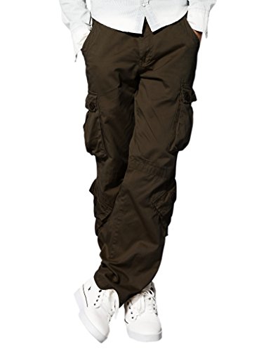 Match Men's Wild Cargo Pants(40,Coffee)
