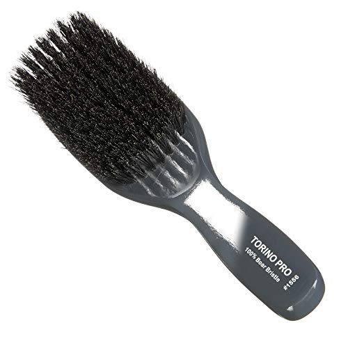 Torino Pro Wave Brush 1556 by Brush King 9 Row, Medium Soft Wave