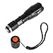 SecurityIng Adjustable Focus 700Lm 5 Modes Flashlight LED Zoomable Waterproof Torch Powered by 1x 18650 or 3x AAA Battery（Battery not Included)