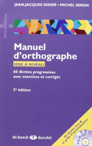 Manuel d'orthographe
