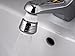 Aerator for Kitchen, Bathroom Faucet, 2 Function Swivel Sprayer, Water Saving Flow 1.5 GMP, Polished Chrome, White