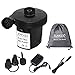 Yansu Electric Air Pump Air Mattress Pump Airbed Pump Portable Inflate Pump Travel Inflator Deflator for,Pools, Boats,raft, Airbeds, Inflated Toy AC 110V DC 12V