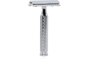 Merkur 3-Piece Double Edge Safety Razor, Chrome-Plated 42001, 1 Count (Pack of 1)