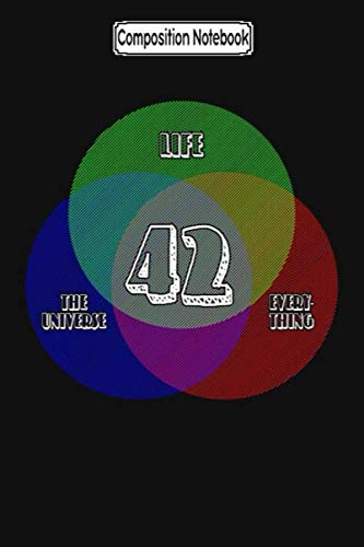 Composition Notebook: New venn diagram_ life, the universe & everything Journal Notebook Blank Lined Ruled 6x9 100 Pages
