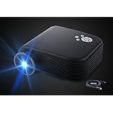 2018 Projectors(Warranty Included),XINDA Huge Screen Video Projectors 1080P Home Cinema Theater Support Smartphones Blu-ray DVD Player, Laptops and Tablets,1736B