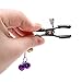 Shaking Bells Nipple Clamps with Adjustable Breast Labia Clips Clit Clamp, (3Pcs/Set)