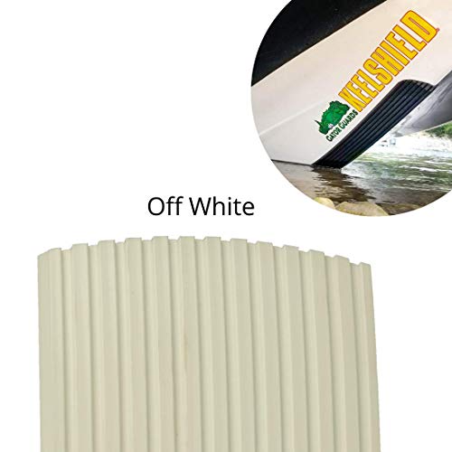 KeelShield, Off White, 12 WHITE- KeelShield (3M) Hull Protector, 6 ft. | 6WH