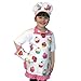 Sassafras The Little Cook Ruffled Cupcake Apron Set includes Apron, Kitchen Mitt and Hat