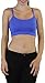 ToBeInStyle Women's Pack of 6 Seamless Bralettes with Floral Lace Back Design OS