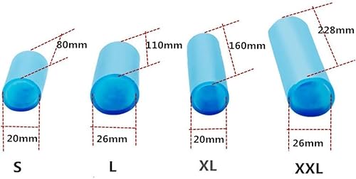 TOAKA Penis Cock Silicone Sleeve Replacement Accessories - for Male Penis  Extender Stretcher Enlargement Pump Max Vacuum Enhancer Enlarger (XXL,  Blue) in Dubai - UAE