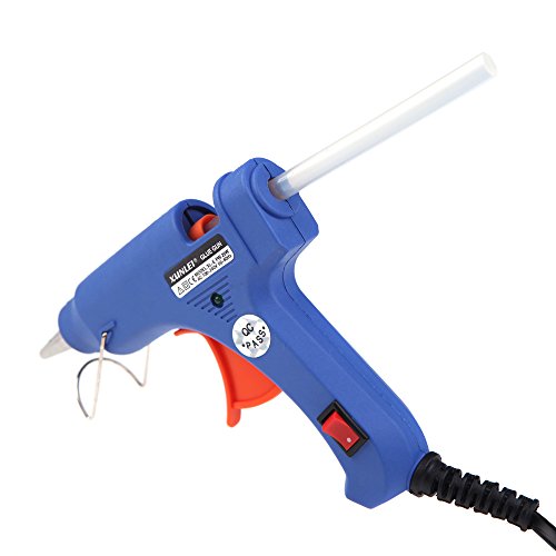 20W Professional Hot Glue Gun High Temp Handy Heater Melting Glue Gun Set with 20 Glue Sticks Graft Repair Tool Power Tool