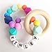 100pc 12mm Silicone Beads Loose Teething Chew Accessories Teething Teether Toy DIY Supplies