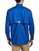 Columbia Men's PFG Bonehead II Long Sleeve Shirt, Cotton, Relaxed Fit, Medium, Vivid Blue