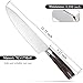 Pro Chef Knife, Engive Kitchen Knife with Case 7.5 Inches Stainless Steel Knife Gift Box High Carbon Ultra Sharp Blade Wooden Handle for Kitchen Slicing Meat Cutting