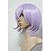 Angelaicos Unisex Short Purple Wig