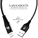 LAX iPhone Charger Lightning Cable - MFi Certified Durable Braided Apple Lightning USB Cord for iPhone 11/11 Pro Max/XS Max/X/iPad, iPod & More