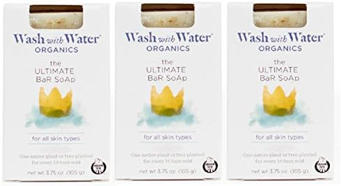 Wash with WaterVegan Natural Coconut Botanical Essential Oil Aroma Bar Soap With Spa Like Scent, Plant Based Soap for Newborn Baby Skin, Dry & Sensitive Skin, Fragrance Free, Pack of 1