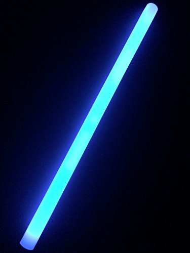 Glow Sticks Bulk Wholesale, 10 12” 15mm Dia. Blue Industrial Grade Jumbo Light Sticks, Bright Color, Glow 14 Hrs, Safety Glow Stick 3yrs Shelf Life, Ideal for Camping & Emergency, GlowWithUs Brand