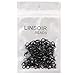 Linsoir Beads Lobster Clasp 50 pcs/Bag Alloy Jewelry Claw Clasps 12mmX6mm Black Tone