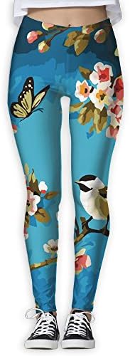 Womens Oriental Magpie New Fashion Workout Leggings Sleek-Fit Yoga Pants Personalized Casual Pants For Women Home &amp; Outdoor