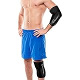 TheraICE Rx Hot/Cold Therapy Flexible Ice Packs for Injuries Compression Sleeve Reusable Gel Cold Pack for Injuries for Knee, Elbow, Ankle, Calf, Cold Wrap Recovery for Meniscus ACL MCL Bursitis (XL)
