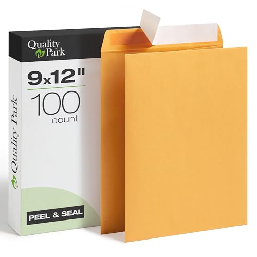 Quality Park 9 x 12 Catalog Envelopes, 100 Pack, Document Envelopes with Self S…