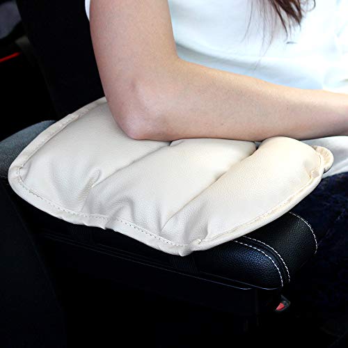 GAMPRO Luxury PU Soft Leather Car Center Console Cushion(11x 8.6 inches