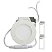 KINGSO 3W Round LED Panel Dimmable Recessed Ceiling Light Warm White 2700-3200K Ultrathin Downlight With Driver Lighting Lamp Fixture AC 85-265V