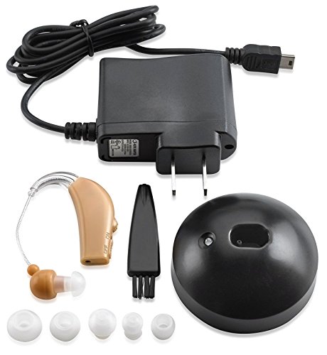 MEDcaTM High Quality Rechargeable Ear Hearing Amplifier Sound Amplifier with Rapid Charger