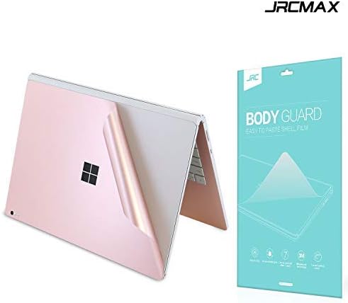 JRCMAX 4-in-1 3M Full Body Wrap Decals Cover Protector Skin for Surface Book 2 15 Inch Full Body Stickers [Top + Bottom + Touchpad + Palm Rest] - Rose Gold