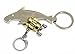 Mimilure Fishing Reel Keychain and Fish Style Beer Opener Keychain, Miniature Fishing Gift for Anglers (Trolling Reel+Fish Style A Keychain)