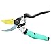 Best Garden Clippers - Titanium & Teflon Coated Blades - Traditional Bypass Pruning Shears. Garden Scissors With Anti Slip Ergonomic Rotating Handle. Garden Tool Avoids Carpal Tunnel & Blisters.